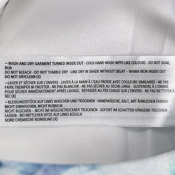 Keepsake The Label Beautiful Liar Dress Water Print Open Back New Size Small - Picture 7 of 7